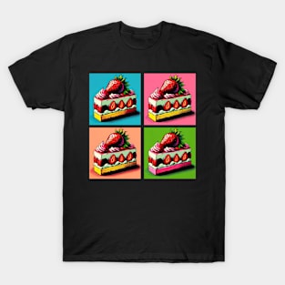 Pop Fraisier Art - French Cuisine Culinary T-Shirt